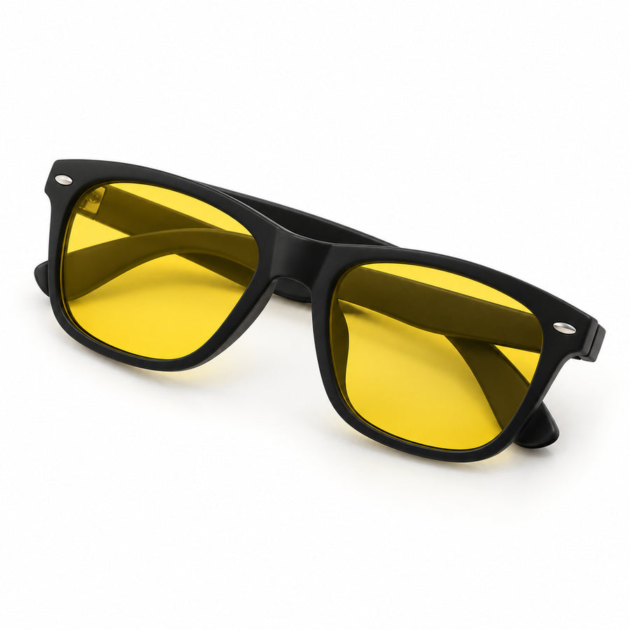 Ochelari LEZOLI Ambra Lentile Galbene Filtru Lumina Albastra Calculator Gaming Condus Noapte Sport Protectie UV400 Toc si Laveta Incluse — (5)